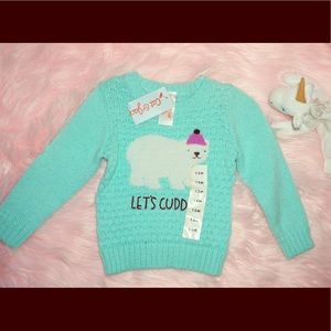 Cat & Jack Baby Girl’s Sweater Wintergreen